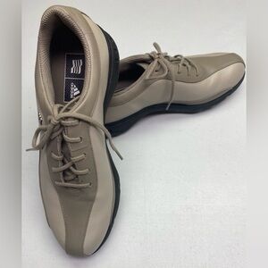 NWOT adidas GRY Leather Spike-less Golf Shoes, 7.5 US Winter Sale